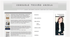 Desktop Screenshot of consuelotrivinoanzola.com