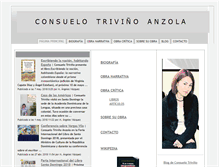 Tablet Screenshot of consuelotrivinoanzola.com